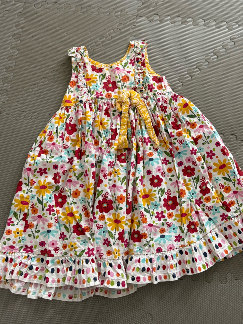 Jelly the Pug Girls floral dress